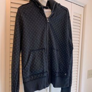 Vintage Men's Hurley Zipper Hoodie Sweatshirt - Size M